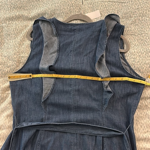 NWT Loft Denim Sleeveless Dress - Picture 7 of 12